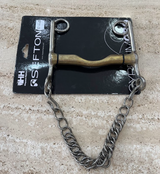 BOCADO SEFTON CYPRIUM ORO DOMA 18 MM 13.5 CM